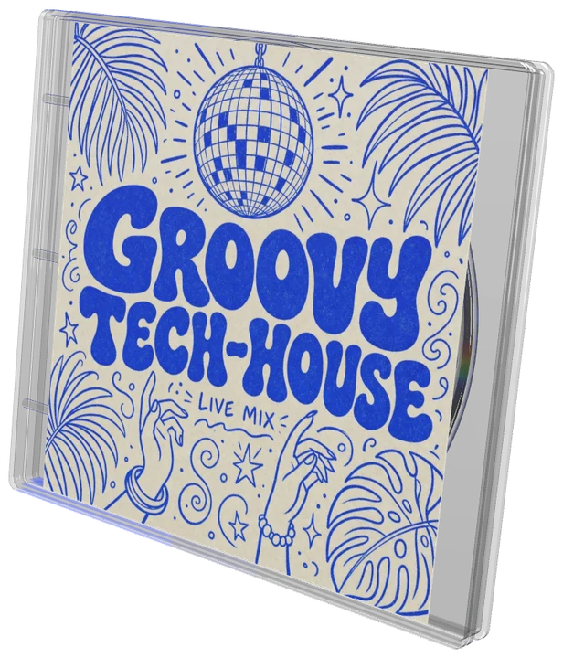 Groovy Tech-House CD case